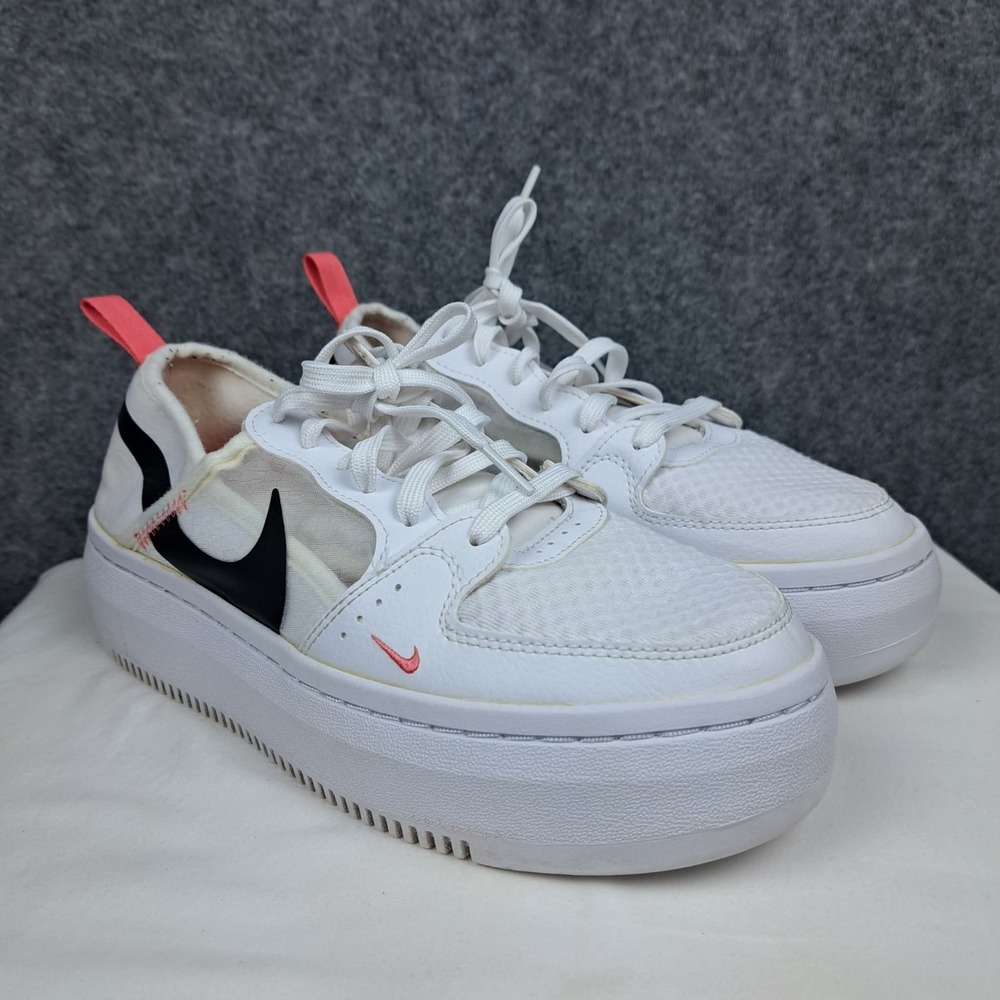 Nike Court Vision Alta TXT white sea coral Low-top Women's CW6536-103 Size 8 - Picture 3 of 12
